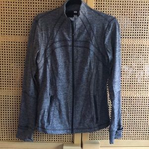 Never worn gray and black Lululemon cover up.